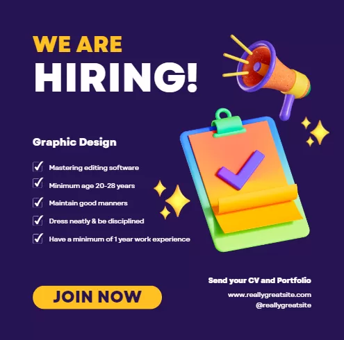 we are hiring ad