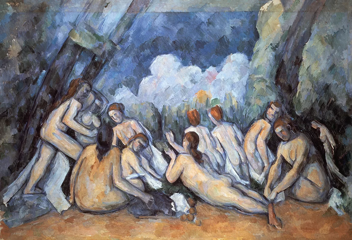 Obraz: Paul Cézanne, „Wielkie kąpiące się”, 1906