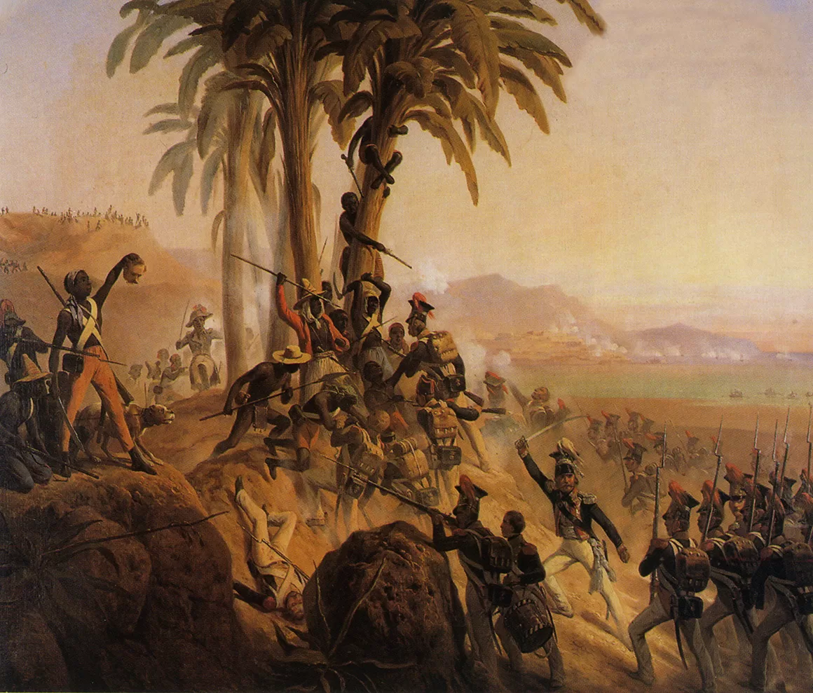 Obraz: January Suchodolski, „Bitwa na San Domingo”, 1845