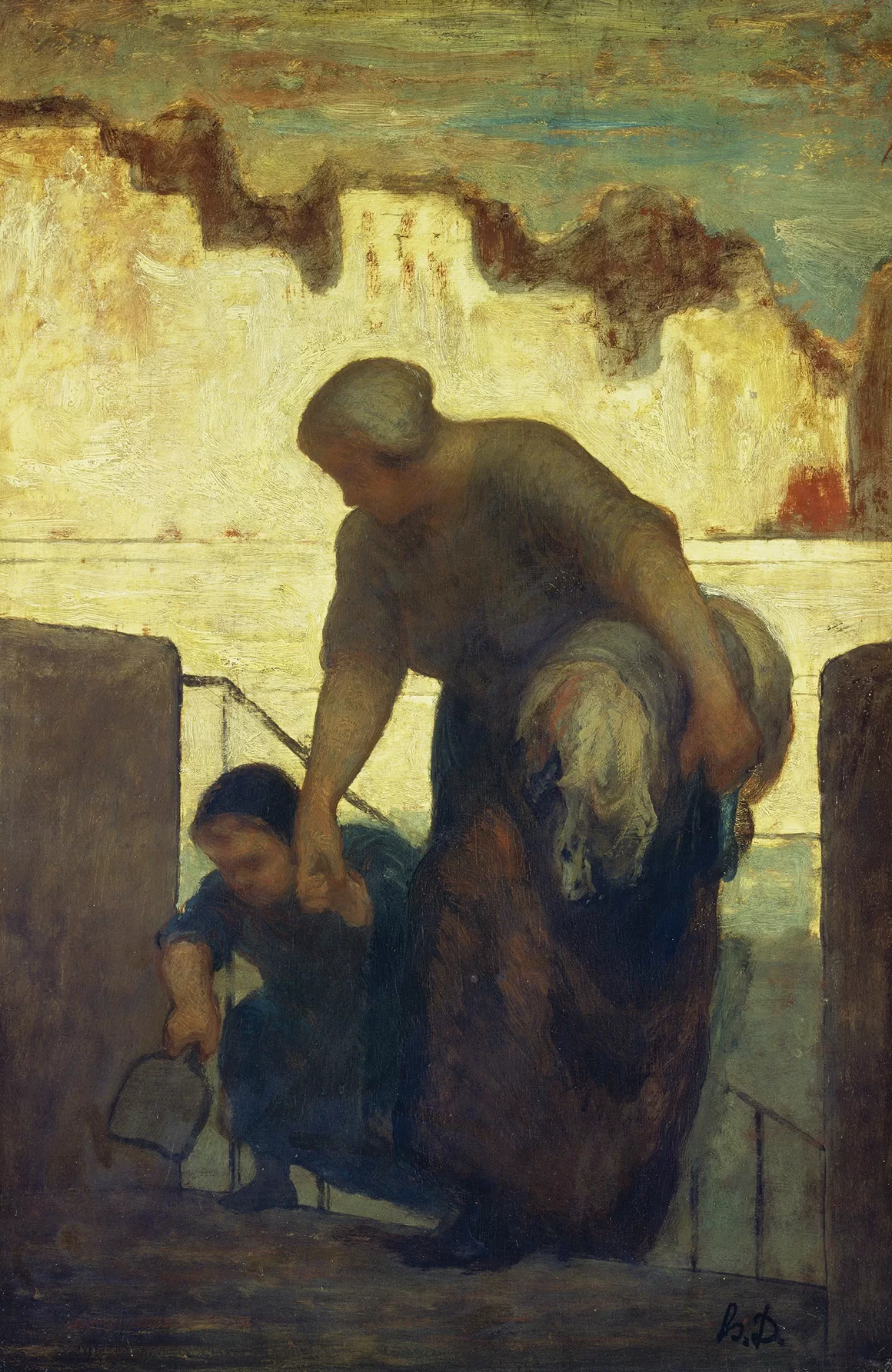 Reprodukcja: Honoré Daumier, „Praczka”, 1860–1861