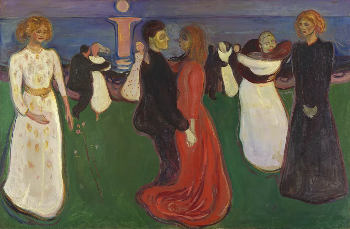 Obraz: Edvard Munch, „Taniec życia”, 1900