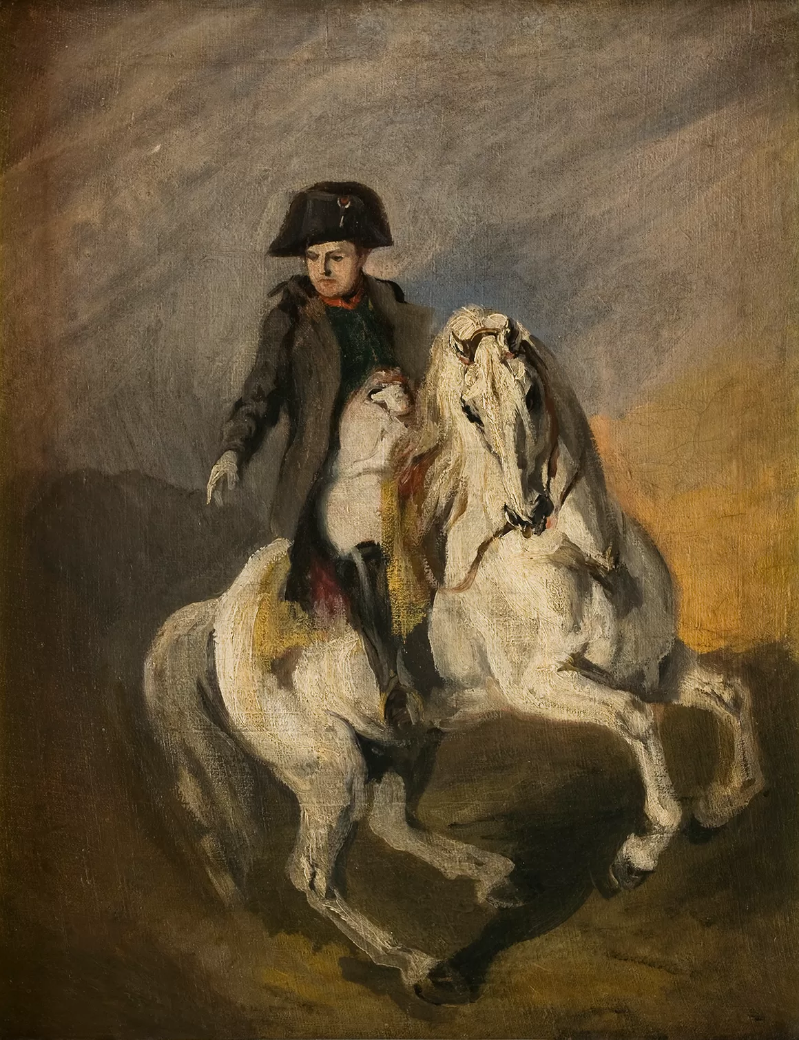 Obraz: Piotr Michałowski, „Napoleon na siwym koniu”, 1842–1845