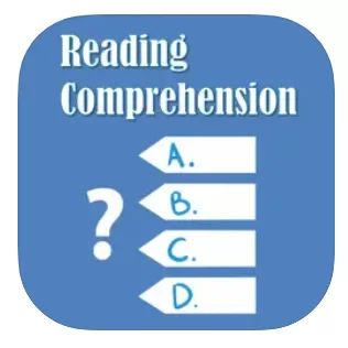screen from English Reading Comprehension app