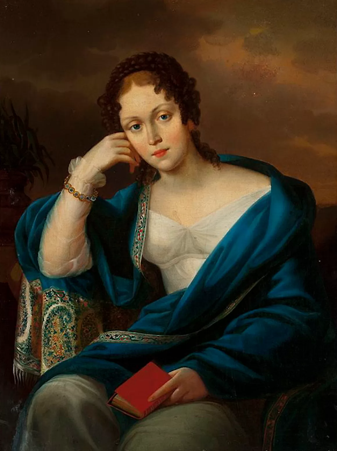 Obraz: Józef Oleszkiewicz, „Portret kobiety”, 1824