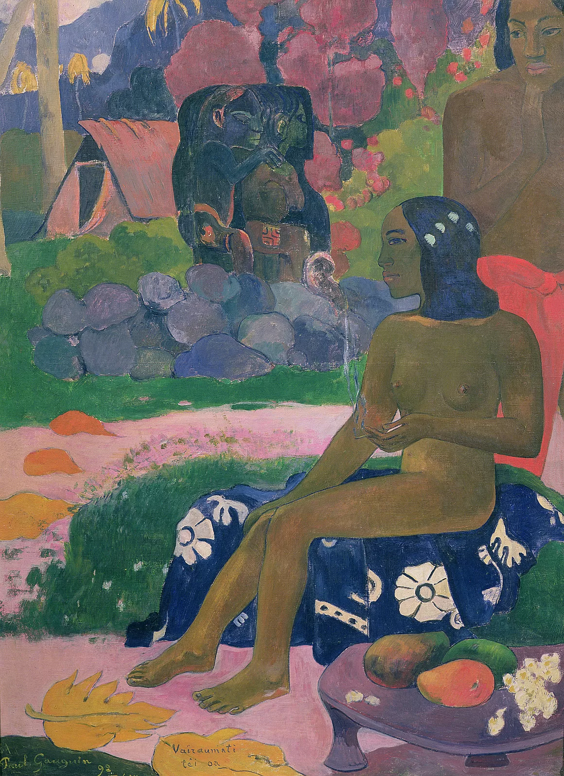 Obraz: Paul Gauguin, „Na imię jej Vairaumati”, 1892