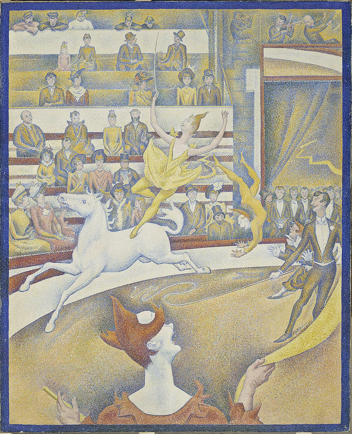 Obraz: Georges Seurat, „Cyrk”, 1890