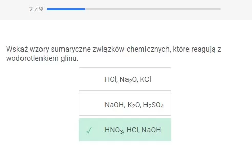 przykładowy quiz z chemii