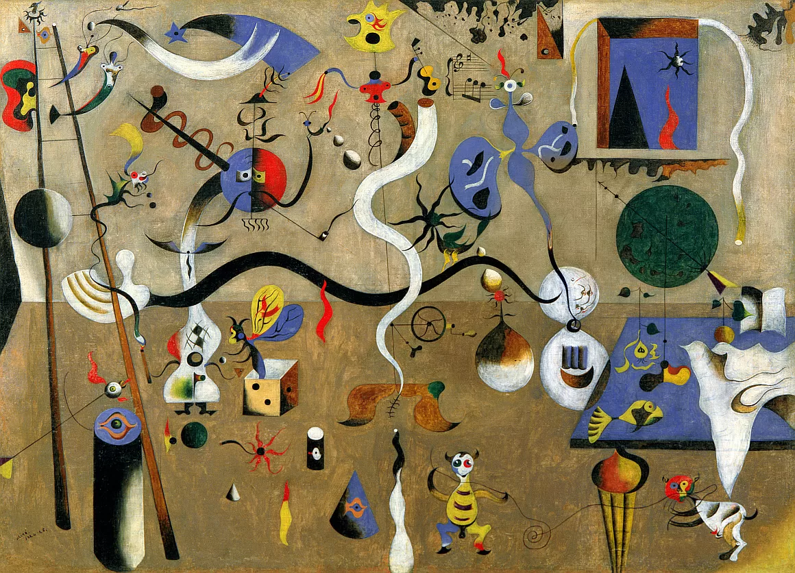 Obraz: Joan Miró, „Karnawał arlekina”, 1924